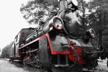 Retro Express - Zdjęcie na płótnie