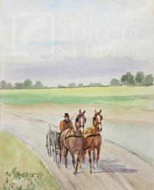 Zaprzęg chłopski - Jan Kanty Aleksander Dąbrowski 