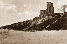 Ruiny w Trzęsaczu - około 1930 roku #1